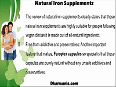 Review Of Natural Iron Supplements From Health Expert