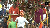 Bhupendra Patel joins Jagannath Rath Yatra in Ahmedabad