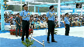 IAF chief AP Singh inspects parade at Hindon Air Base