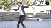 Janvi scripts history for holding five Guinness World Records in freestyle skating