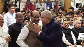 'Missing' Dhankhar spotted at V-P Radhakrishnan's oath-taking ceremony