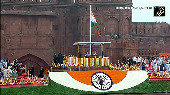 PM Modi hoists Tricolour from the ramparts of Red fort on 79th Independence day