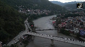Water level in River Beas increases amid heavy rainfall in Mandi