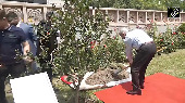 Jaishankar plants pomegranate sapling in Beijing