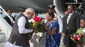 PM Modi lands in Port of Spain, Trinidad and Tobago
