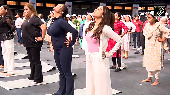 Amruta Fadnavis, Nushrratt Bharuccha perform yoga