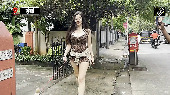 Georgia Andriani Turns Up the Heat on the Streets of Bandra!
