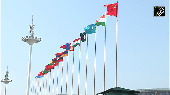 Outside visuals from SCO Summit venue in Tianjin