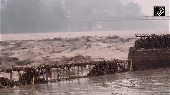 Beas river in spate amid continuous rainfall in Himachal