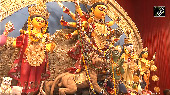 Sourav Ganguly visits Babubagan Durga Puja Pandal on Maha-Ashtami