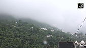 Trikuta Hills Vanish in Mist: Heavy Rains Blanket the Region