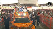 PM Modi holds mega roadshow in Bihar's Siwan
