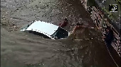 Rain havoc in Nashik, car submerged, Godavari River turns ferocious