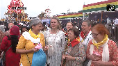 Devotees from Kyrgyzstan attend Lord Jagannath's Rath Yatra in Puri