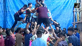 Mumbai locals practice human pyramid for Dahi Handi ahead of Janmashtami