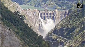 Gates of Baglihar dam opened as Chenab river swells following heavy rains Jammu Floods