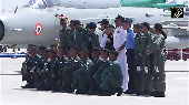 Rajnath Singh, CDS& Chiefs Bid Farewell to MiG-21 With Pilots