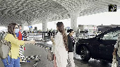 Dia Mirza spotted at Mumbai airport