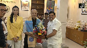 Anupam Kher meets CM Mohan Yadav at his Bhopal residence