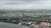 Aerial view of the stockyard of Maruti Suzuki in Gujarat