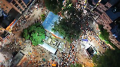Drone visuals show devotees flood Varanasi's Ganga Ghats on Shraavan's first Monday