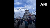 WATCH: Kedarnath receives fresh snowfall