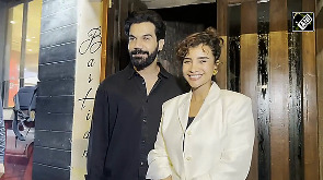 Rajkummar Rao and Patralekhaa spotted in Bandra