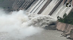 Watch: Salal Dam gates opened amid rising Chenab River levels after heavy rainfall in J-K
