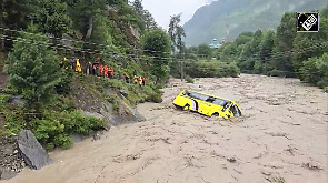 J-K: Bus carrying ITBP jawans plunges into River Sindh