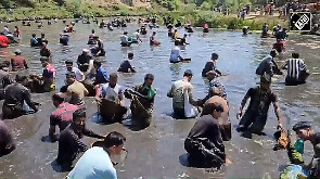 Watch: Panzath village in Qazigund celebrates annual fishing festival