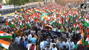 Women carry out sindoor Yatra in support for Operation Sindoor in Bhopal