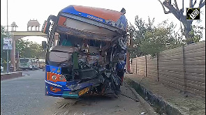 Rajasthan 3 killed, 28 injured in sleeper bus-truck collision near Fatehpur on Jaipur-Bikaner NH