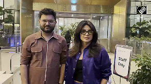 Bollywood Sensation Priyanka Chopra greets fans with Namaste