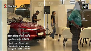 Tesla in India: First Look at Mumbai's BKC Showroom
