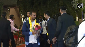 IND vs ENG: Team India arrives in Rajkot for 3rd T20