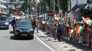 PM Modi holds mega road show in Arunachal's Itanagar