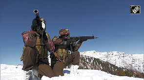 Indian troops patrol in adverse climates at 1,000 feet along LoC border in J-K