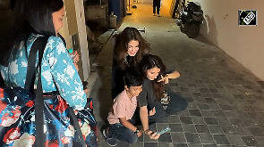 Fatima Sana Shaikh, Rhea Chakraborty Spotted at Bandra
