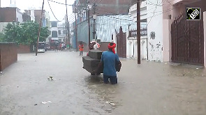 Prayagraj streets turn into streams as heavy rainfall wreaks havoc