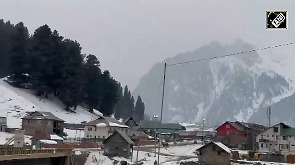 Sonmarg Transforms Into Winter Wonderland