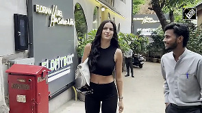 Hardik's ex-wife Natasa steals the show with her gym look