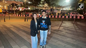 Newlywed couple Prateik Babbar and Priya spotted in Bandra