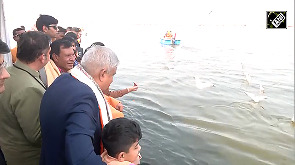 Vice President Dhankhar visits Maha Kumbh Kshetra