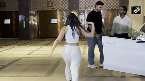 Nora looks absolutely stunning in white
