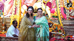 Alia Bhatt, Rani Mukerji's Heartwarming Moments at Durga Pandal