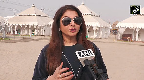 Bhagyashree cheers for Maha Kumbh Mela's grand success in Prayagraj