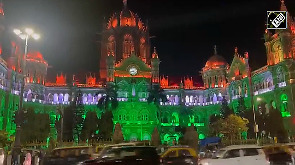 CSMT illuminates in Tricolour to celebrate success of Op Sindoor