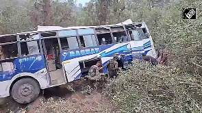 2 killed, dozens injured as bus falls into gorge in J-K's Poonch