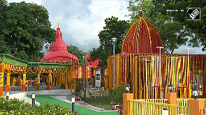 WATCH: PM Modi offers prayers at Mata Tripura Sundari Temple