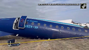 Azerbaijan Airlines plane crashes in Kazakhstan